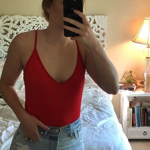 Smocked textured bodysuit